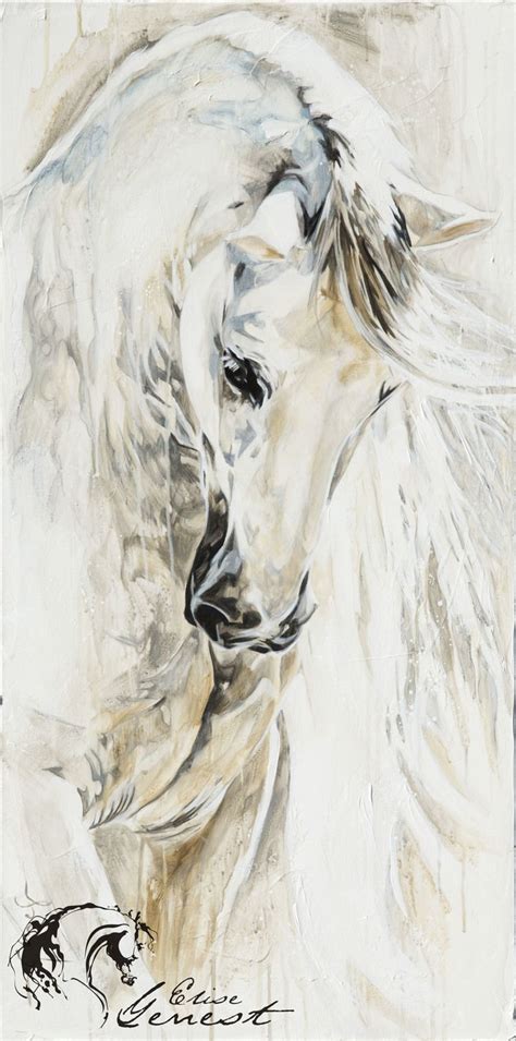 Mecena1 Animal Art Horse Painting Watercolor Horse