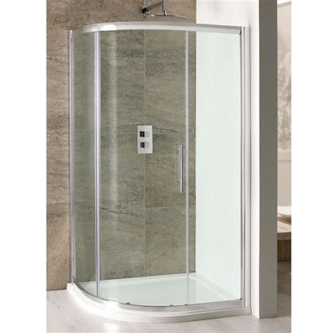 Eastbrook Volente Single Door Offset Quadrant Shower Enclosure 900mm X 800mm 6mm Glass 58111
