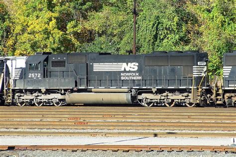 Ns Emd Sd70 Non Standard Locomotive Asheville North Carolina October