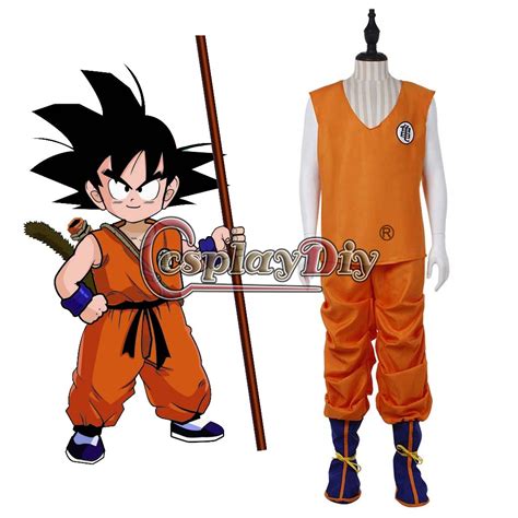 Cosplaydiy Dragon Ball Goku Pratising Clothing Cosplay Costume Adult