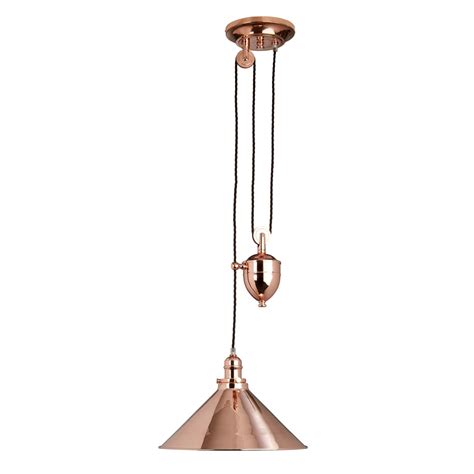 The height of the light can be adjusted on a whim after installation. Elstead Lighting Provence Single Light Rise and Fall ...