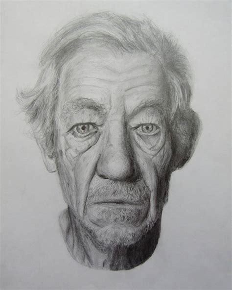 Old Man Drawing Skill