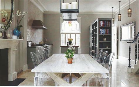 Kitchen in victorian terrace home | Dinning room decor, London kitchen