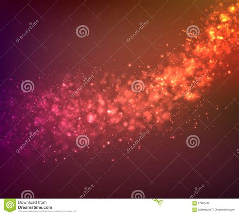 Abstract Colorful Blurred Background Sparkling Light
