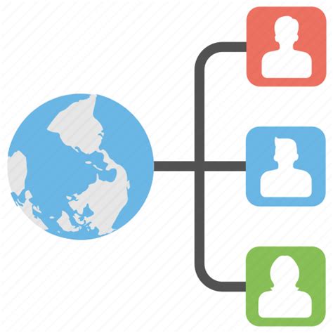 Global business, global community, global connection, global network, social media icon
