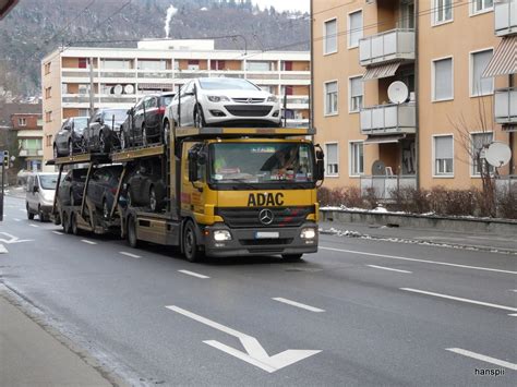 Мы сотрудничаем со страховщиками и цсдд. ADAC - Mercedes Actros unterwegs in Nidau am 16.01.2013 - Fahrzeugbilder.de