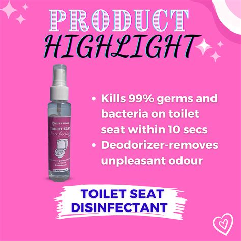 Toilet Seat Disinfectant Kitty Bloom