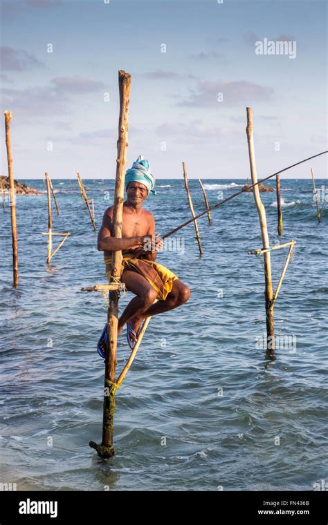 Sri Lankan Stilt Fishermen Aghipbacid