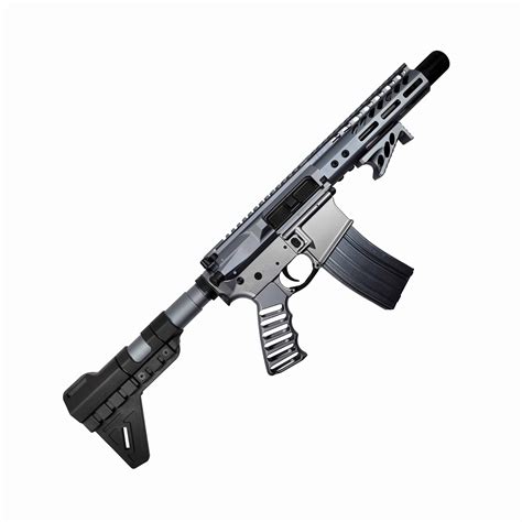 Grey Ghost Ar 15 556 Pistol In Anodized Grey Veriforce Tactical