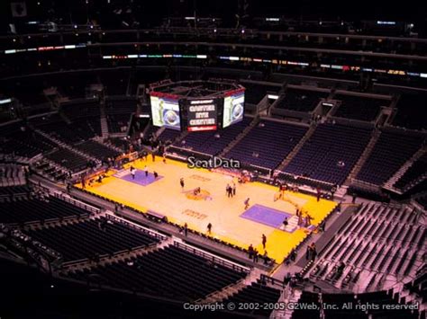 Seat View From Section 315 At Staples Center Los Angeles Lakers