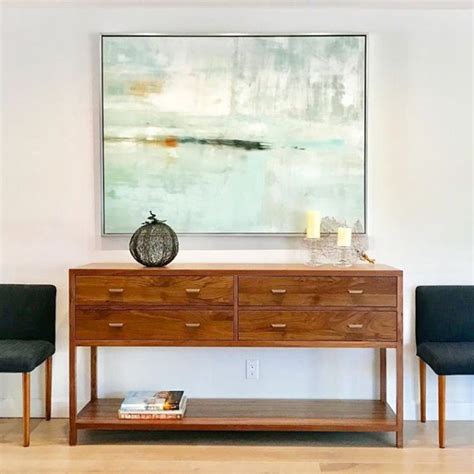 This console table features three handy. Modern Entryway Furniture - Entryway - Room & Board in ...