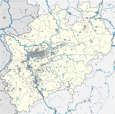 Verwaltungskarte Von Nordrhein Westfalen Landkarten Kostenlos