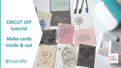 Cricut Joy Tutorial Make Cards Inside And Out Great For Beginners