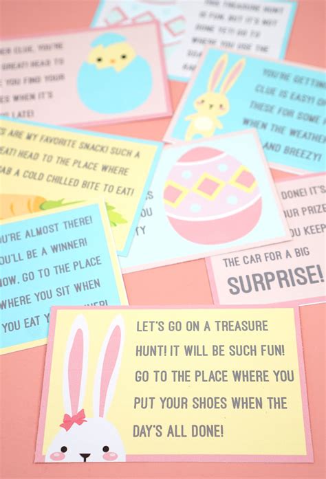 Easter Egg Scavenger Hunt Clues Household Riddles For Adults