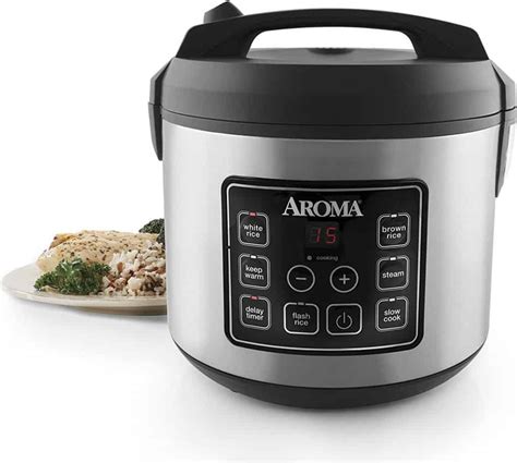 Aroma ARC 150SB 20 Cup Digital Rice Cooker Review We Know Rice