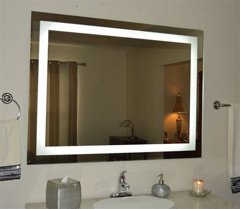 Top Bathroom Mirror With Lights Built In Pattern Home Sweet Home