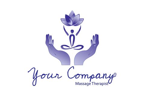 Massage Therapy Logo Design Business Design Business Logo Massage T Certificate
