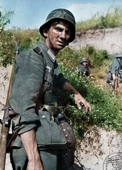 An Exhausted German Soldier On The Eastern Front 1941 Rgermanww2photos