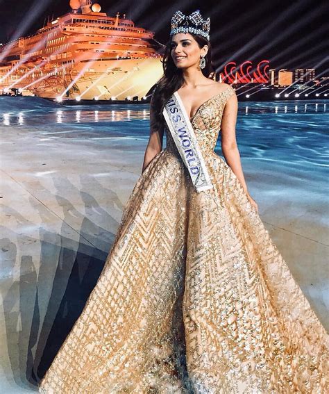 Miss World Manushi Chhillar Looks Every Bit Like A Cinderella In This Gorgeous Gown See Full