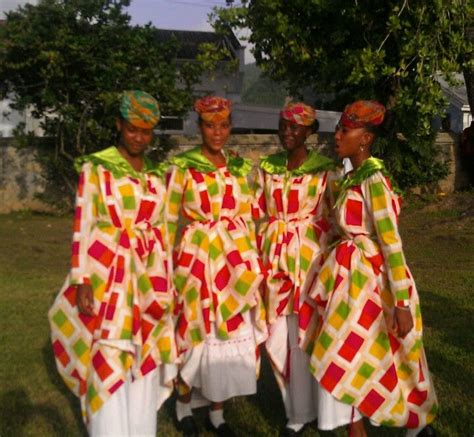 Girls In Dominica National Dress Windward Islands Native Wears