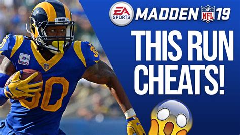 The Most Underused Run Play In Madden 19 This Run Cheats Youtube