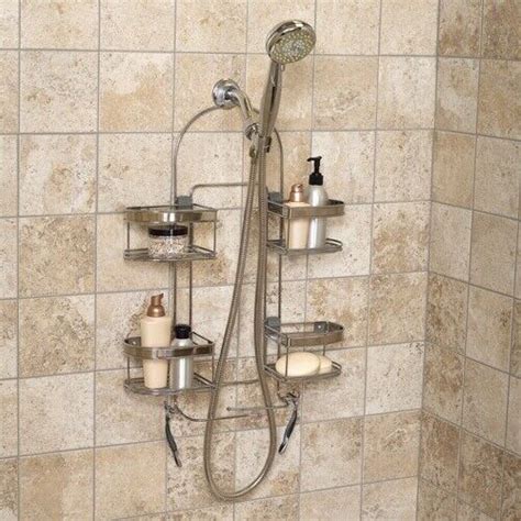 Expandable Shower Caddy Elegant Sleek Modern Durable Home Bathroom Storage New Ebay