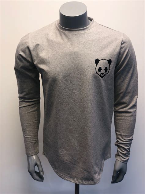 Check spelling or type a new query. Grey Long Sleeve T-Shirt - Pure Panda Fitness