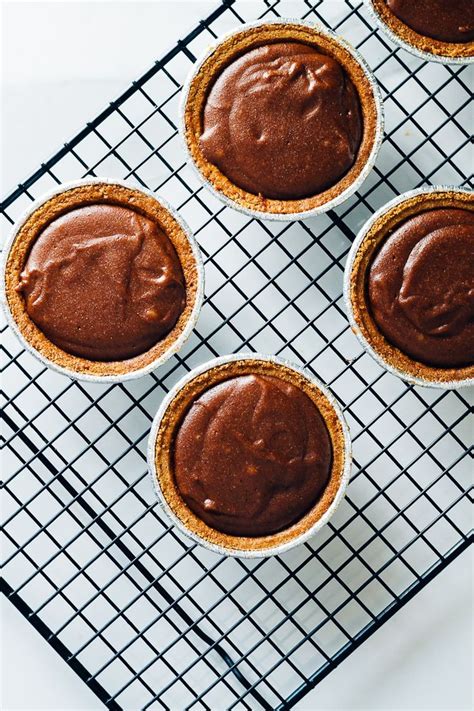 Chocolate Hazelnut Tarts Parsley Vegan Yummy Food Dessert Vegan