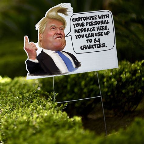 Custom Speech Bubble Yard Sign 2020 Election Funny Trump Etsy