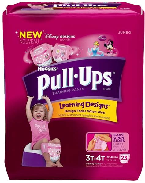 Huggies Pull Ups Training Pants 3t 4t Girls Case Of 88 Preschool