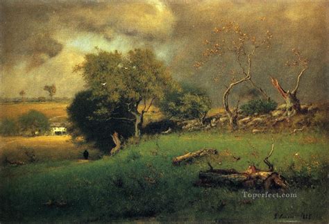 The Storm2 Tonalist George Inness Painting In Oil For Sale