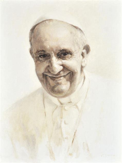 Pope Francis Joyful Father Painting By Smith Catholic Art Pixels