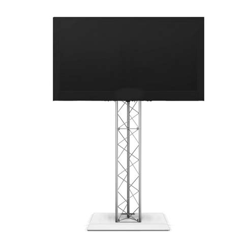 70 Lcd Flat Screen Television Display Tv On Truss Stand Video Flat