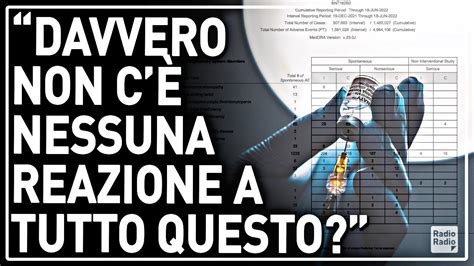 CLAMOROSO REPORT PFIZER ECCO I DATI UFFICIALI DEGLI EFFETTI AVVERSI