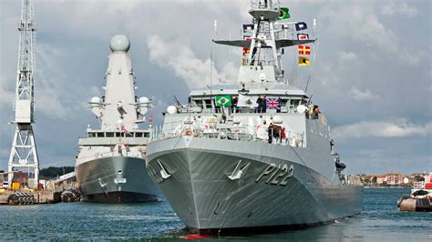 Brazilian Navy's new ship leaves Portsmouth | Meridian ...