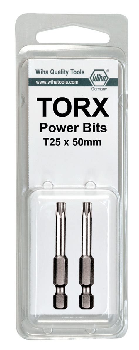 Wiha 74514 Torx Power Bit T25 X 50mm 2pk Federated Tool Supply