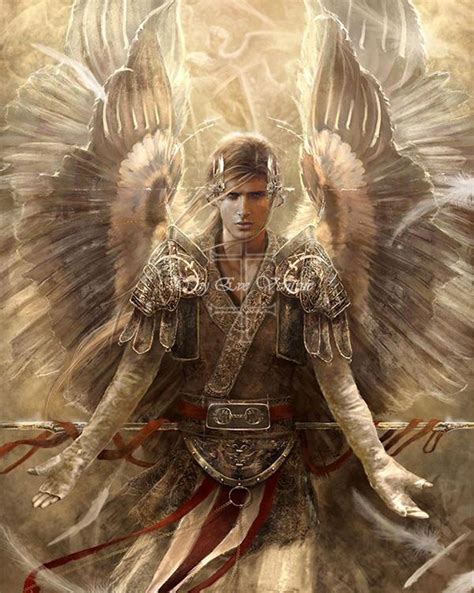Fantasy Original Angel Wing Character Man Male Wallpaper Angel Warrior Angel Art Male Angels