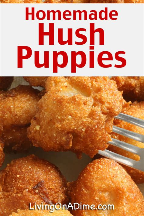 Most of those calories come from fat (33%) and carbohydrates (60%). Homemade Hush Puppies Recipe - Living on a Dime