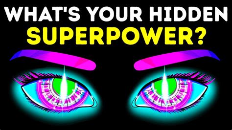 Whats Your Hidden Superpower Personality Test Youtube