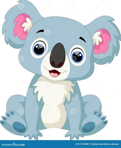 Cute Koala Cartoon Stock Illustration Illustration Of Furry 57152088