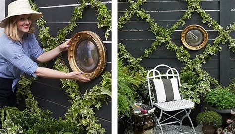 Diy Decorative Garden Wall Using Ivy Hedge Fence