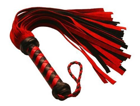 Buy Leather And Suede Spanking Whip Flogger Well Balanced Handle Paddle For