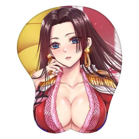 3d Mouse Pad Boa Hancock One Piece Anime Wrist Rest Silicone Sexy Creative Gaming Mousepad Mat