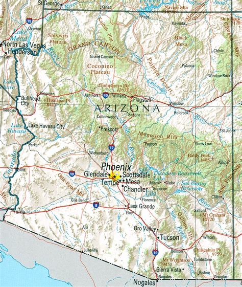 Arizona Maps Perry Castañeda Map Collection Ut Library