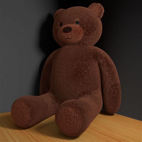 Teddy Bear Holding A Heart To Chest V1 Free 3d Model Obj Stl Free3d