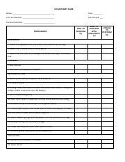 Colostomy Care Checklist Pdf COLOSTOMY CARE Name Date Year And