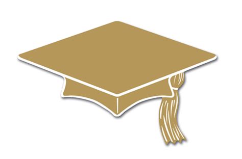 Gold Graduation Cap Clip Art Vector Clip Art Online Royalty Images