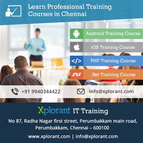 Wir begleiten ihre app bis zum livegang. Learn Professional Training courses in Chennai Call us ...