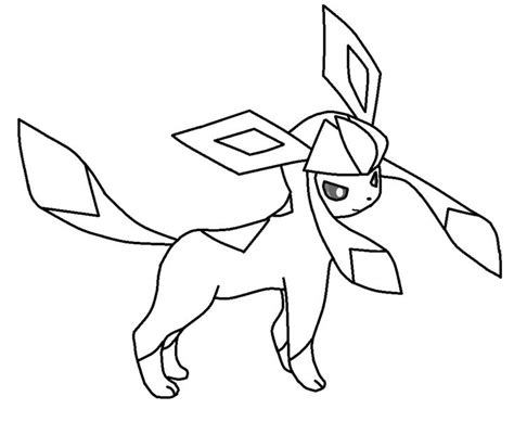 Printable Glaceon Coloring Pages Pokemon Coloring Pages Pokemon
