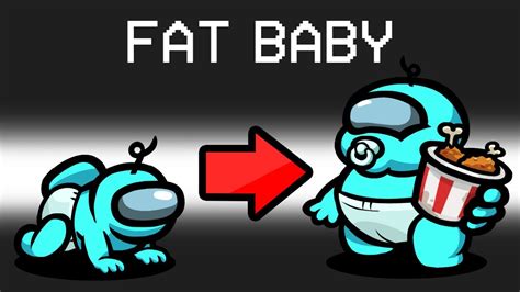 Fat Baby Mod In Among Us Game Videos